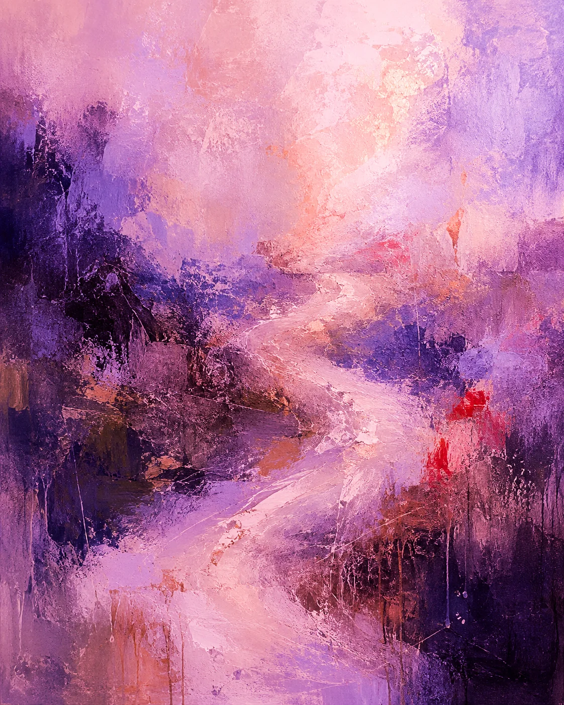 Sometimes the path is hidden and unclear, and all we can do is follow our heart and start walking.
