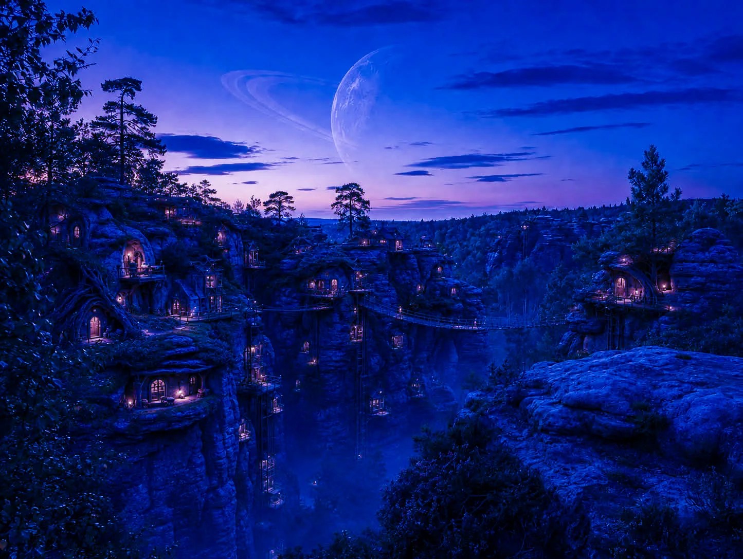 I live here together with kind and wise people, animals, and ghosts.