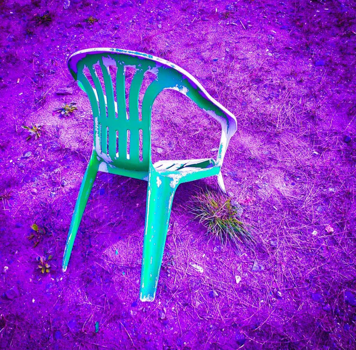I used to sit for far too long on a lonely chair somewhere far away.