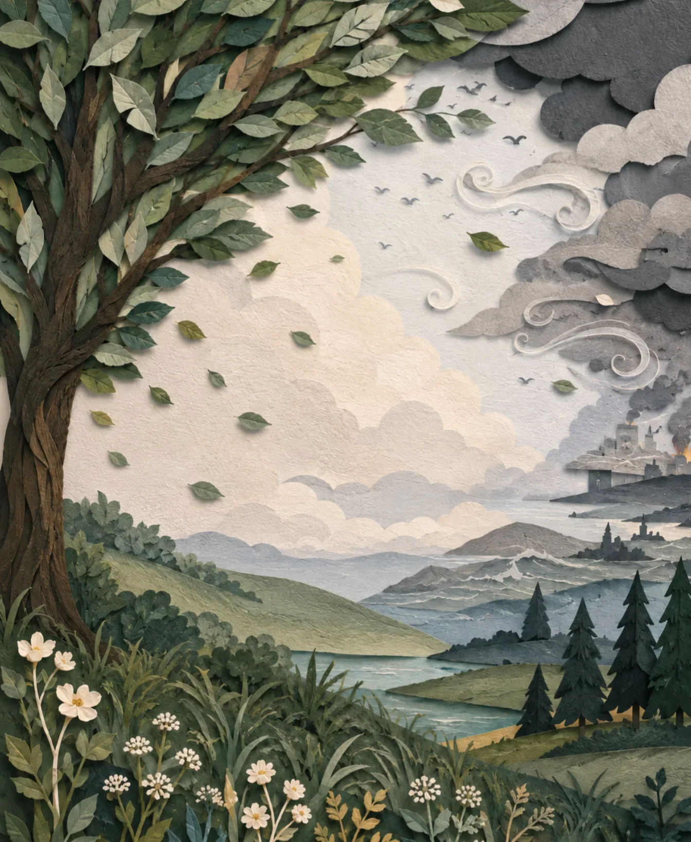 You don’t have to wait for the world to be at peace before listening to the wind in the trees.